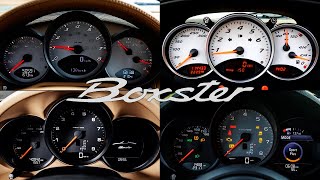 Porsche Boxster  ACCELERATION Battle  986 vs 987 vs 981 vs 718 [upl. by Sheepshanks]