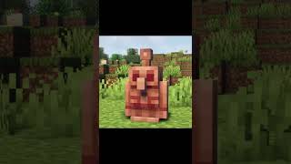 Odrzucone moby w Minecraft MIEDZIANY GOLEM Shorts [upl. by Lehrer]