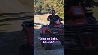 Come on BABE lets ride ATV Fun in the Countryside [upl. by Queenie]