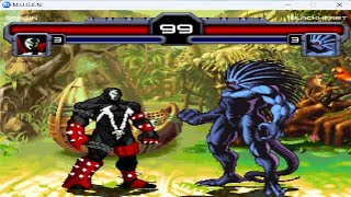 Spawn vs Blackheart SUPER EPIC FIGHT😤 Marvel Universe Mugen Comics Battle Tribute Gameplay [upl. by Lehcer36]