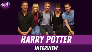 Harry Potter Cast Interview Tom Felton Jason Isaacs Matthew Lewis Helen McCrory Deathly Hallows [upl. by Oigolue635]