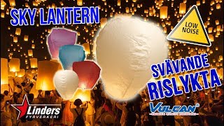 Instruktioner  Svävande Rislykta Sky Lantern  Linders Fyrverkeri [upl. by Kuhn594]