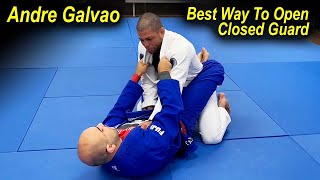 Learn The Most Efficient Way To Open The Jiu Jitsu Closed Guard by Andre Galvao [upl. by Ecilef415]