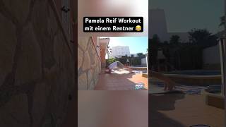 Pamela Reif Workout mit Rentner 😂 mcdev irl workout [upl. by Onirefez]