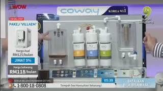 Cara Proses Penapis Air Coway [upl. by Eenafets]