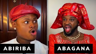 IGBO DIALECTS  Abagana meets Abiriba 😱😂 Madam Theresa  Mc Clockwise [upl. by Annoerb]