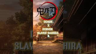 DEMON X DEMON SLAYER HASHIRA🤩🤩anime demon demonslayer hashira shorts [upl. by Rajiv]