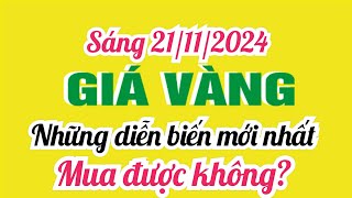 Giá vàng hôm nay 9999 ngày 21 tháng 11 năm 2024 GIÁ VÀNG NHẪN 9999 Bảng giá vàng sjc 24k 18k 14k [upl. by Aetnahc]