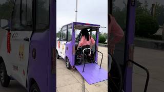 Special vehicle for handicapped people [upl. by Oigolue]