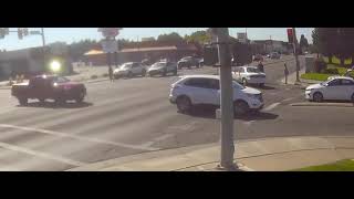 White car vs pedestrian [upl. by Gino734]