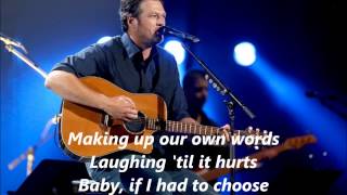 Blake Shelton Mine Would Be You with Lyrics [upl. by Amick47]