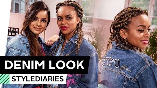 All Denim Outfits mit Tara von TamTam Beauty  STYLEDIARIES – powered by OTTO [upl. by Airemaj429]