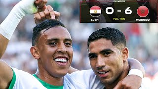 Egypt vs Morocco Highlights  Olympics 2024  Morocco vs Egypt 60  Morocco Goals Highlights [upl. by Rey298]