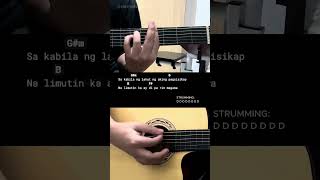 Ulan  Cueshe  Easy Guitar Chords Tutorial For Beginners CHORDS amp LYRICS guitarlesson [upl. by Starks]