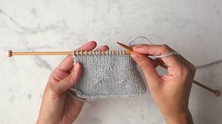 Centered Single Decrease Tutorial  Purl Soho [upl. by Maddock]