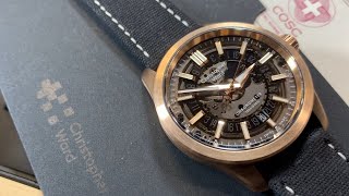 Bronze with a Twist Christopher Ward C63 Sealander Bronze COSC [upl. by Chuipek]