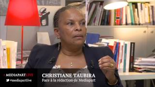 Christiane Taubira face à la rédaction de Mediapart [upl. by Pas]