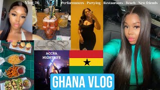 GHANA TRAVEL VLOG 6  Easter in Accra  Restaurants Partying  Nightlife 2024 [upl. by Nylasej]