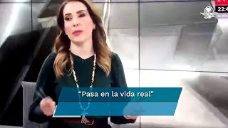 Conductora lanza grosería en vivo y se vuelve viral [upl. by Peednam]