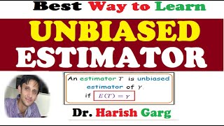 Unbiasedness Estimator  For good Point Estimator [upl. by Tnerb139]