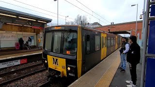 Tyne amp Wear Metro  Metrocar 4024 arriving at Millfield Station  110224 [upl. by Knorring96]