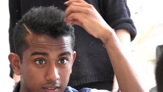 Mens Short Hair Tutorial  How To Style amp Straighten [upl. by Anayeek590]