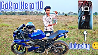 Finally Tumhara Vai ne GoPro Le liya 🙂GoPro Hero 10 Unboxing 🙂My Moto vloging Setupviral [upl. by Hnilym135]