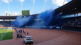 Zürcher Südkurve geht ab FC Zürich vs BSC Young Boys 21  Tore amp Highlights [upl. by Postman]