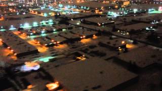 Air Canada Boeing 777200LR approach  YYZ Toronto Airport night [upl. by Hannis921]