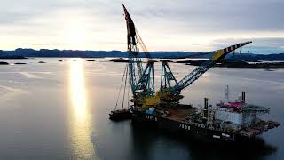 7700 tons loadtest SAIPEM 7000 [upl. by Root459]