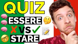 Quando usare il verbo ESSERE vs STARE  Imparare lItaliano SUB ITA [upl. by Sillig]