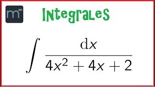 Integral tipo arcotangente integrales racionales [upl. by Damal]