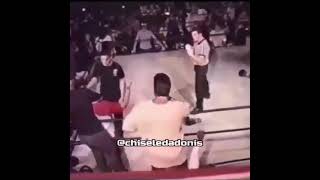 Referee Strikes Back  Referee Chokeslammed Fighter Straight To Hell [upl. by Nizam177]