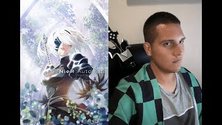 Reacting to escalate by Aimer  NieRAutomata OP 1 [upl. by Acinad]