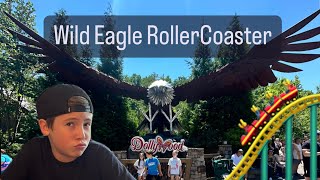 Dollywood Wild Eagle Rollercoaster POV ride [upl. by Ayirp]