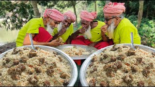 Kabuli Pulao  Afghani Beef Pulao Cooking by Grandpa  Biriyani for Old Age Special People [upl. by Samuella]