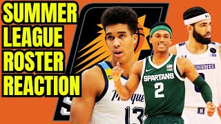 Phoenix Suns Summer League roster breakdown  reaction and players to watch [upl. by Hellene]