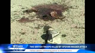 Two British troops killed by Afghan insider attack [upl. by Lacy821]