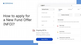 How to invest in a New Fund Offer NFO on Coin [upl. by Wil]