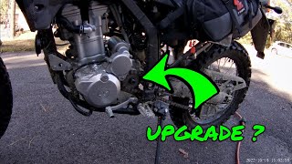 Kawasaki KLX300 13t front sprocket install [upl. by Tedder]