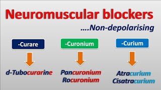 Nondepolarising Neuromuscular blockers  Mechanism actions amp side effects [upl. by Anawak690]