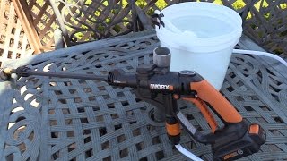 Worx HydroShot 20V Portable Power Cleaner [upl. by Ynor]