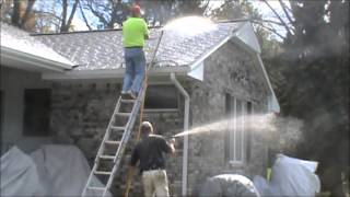 video of roof cleaning training great out door business [upl. by Deva]