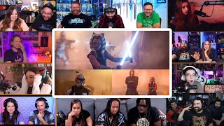 Youtubers React To Siege Of Mandalore Flashback  Ahsoka Ep 5 Clone Wars Reaction Mashup [upl. by Eelrebmik]