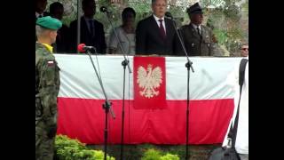 Święto Wojska Polskiego w Rybniku  Tomasz Siemoniak przemawia w Rybniku [upl. by Enialehs]