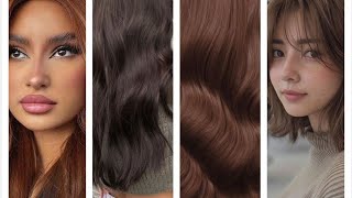 Types Of Brown Hair Colors  Hair Color Trends  Hair Dye Shades 2024 Hair Color Trends Ideas [upl. by Doralia308]