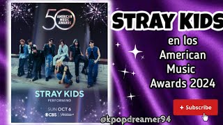 Stray Kids en los AMA 2024 proximamente [upl. by Iniretake]