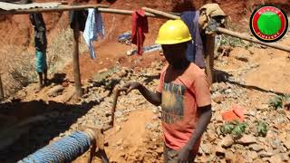 Small scale gold mining in Zimbabwe [upl. by Otreblaug]