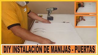 Como hacer Muebles de Melamina  Instalación de Tiradores [upl. by Clarke]