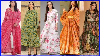 Latest Printed Frock Designs 2024 Frock Designs For Girls Frock Ke Design [upl. by Jedthus756]